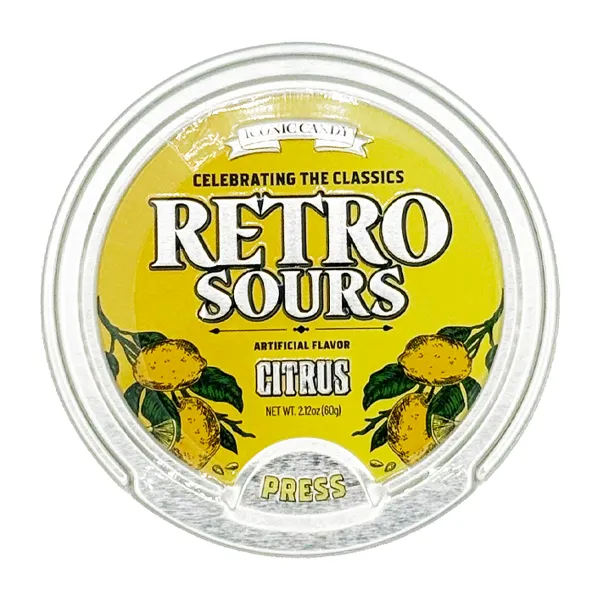 Altoid Retro Sours Citrus Lemon Mint - Iconic Candy  Candy