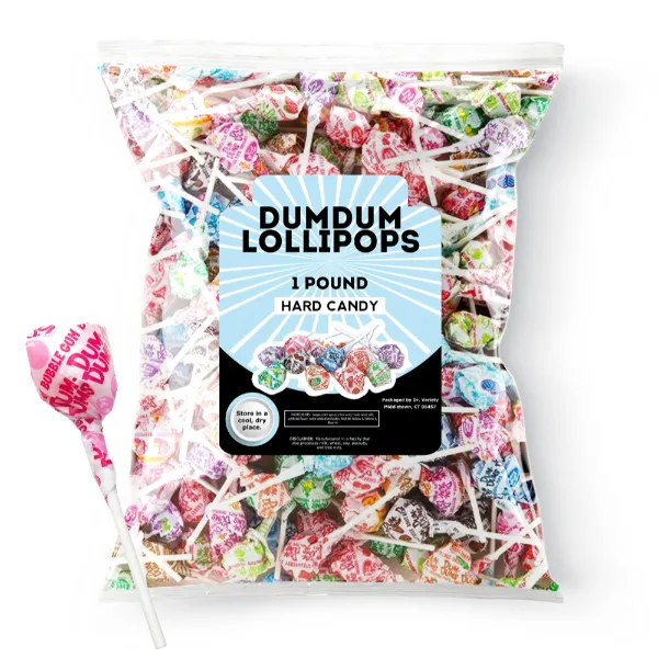 Bulk Dum Dum Lollipops, 1lb DumDums - Spangler Candy