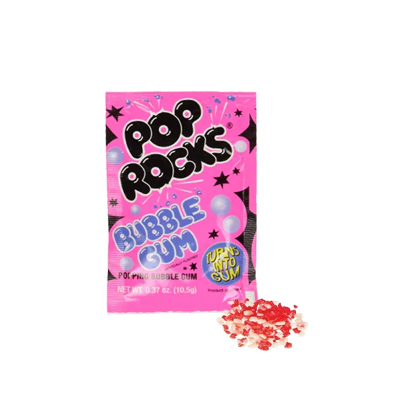 Pop Rocks Bubble Gum .33oz Packet - Single