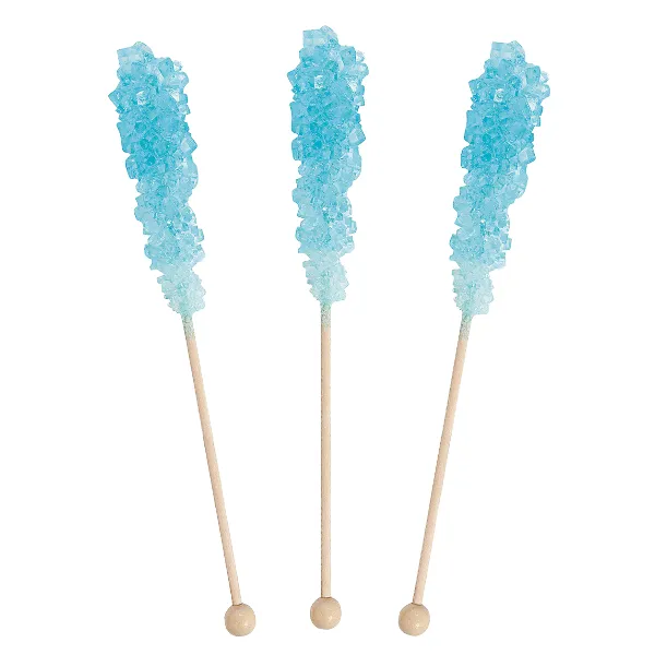 Light Blue Rock Candy Sticks, Wholesale - Dr. Variety Candy